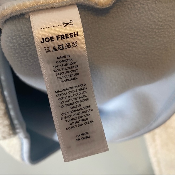 JOE Fresh Fleece Teddy Zip Up - Picture 4 of 7